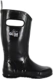 Bogs Kids Solid Rain Boot (Toddler/Little Kid/Big Kid),Black,9 M US Toddler