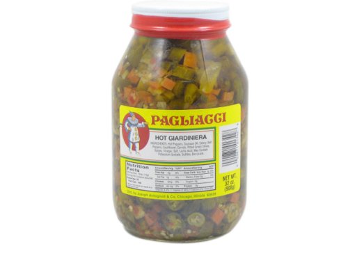 Hot Giardiniera By Pagliacci (32 oz.) by Pagliacci