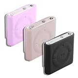 3 Pack Shuffle Silicones Black Pink + Clear For The New 2010 Apple Ipod Shuffle