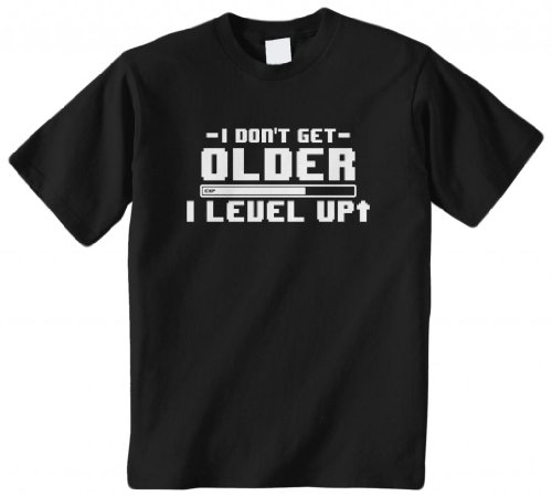 Threadrock Big Boys’ I Don’t Get Older I Level Up Youth T-Shirt S Black Threadrock Big Boys’ I Don’t Get Older I Level Up Youth T-Shirt S Black