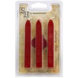Postable Sealing Wax - 3 sticks of bright red wax