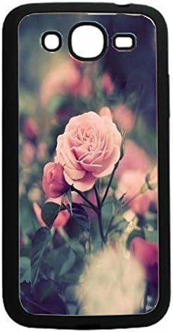 Rose Red Pink Flower Hard Plastic and Aluminum Back Case For SAMSUNG GALAXY MEGA 5.8 ( i9150 i9152 )