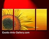 Modern Paintings on Canvas Flower Painting Sunflower Painting 117