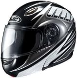HJC CL-MAX CLMAX FLIP-UP EVOLVE MC5 BLACK/SILVER/WHITE MOTORCYCLE Full-Face-Helmet