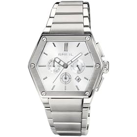 Breil Men's Watch Analogue Quartz TW0650 Silver Stainless Steel Strap Silver Dial