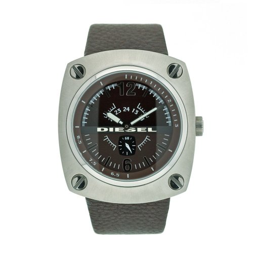 Diesel DZ1228 Gents Brown Leather Strap Watch