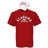 Nike Alabama Crimson Tide Hat and T-shirt Combo