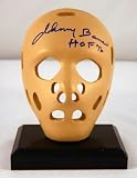 JOHNNY BOWER Toronto Maple Leafs SIGNED Mini-Mask - Autographed NHL Helmets and Masks