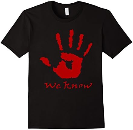 Men's We Know Letter - The Dark Brotherhood t-shirt 2XL Black