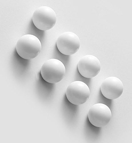 Refrigerator Magnets, Fridge Magnets, Office Magnets, for Message Boards (White 8)