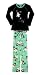  : Frosty The Snowman - Ice Skater Fleece Pajama Set for women