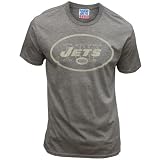New York Jets Men's Vintage Short Sleeve T-Shirt (Steel Heather)