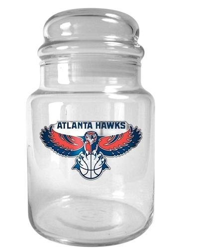 NBA Atlanta Hawks 31-Ounce Glass Candy Jar - Primary Logo