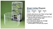 Ware Manufacturing Canvas 8-Panel Clean Living Small Pet Playpen Cage, Large, White