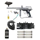 Paintball 32 Degrees Electronic SILVER Icon ELECTRONIC LED Marker Gun Set