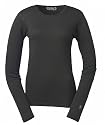 Microweight Long Sleeve Crew - Women's Black LG by Smartwool