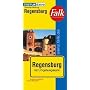 Falk Stadtplan Extra Standardfaltung Regensburg