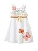 Youngland Girls 2-6x Sleeveless Woven Butterfly Sundress, White, 5