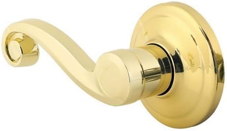Kwikset 966LL RH 3 966LLRH-3 Polished Brass Lido Right Hand Single Cylinder Interior Pack by Your Other Warehouse