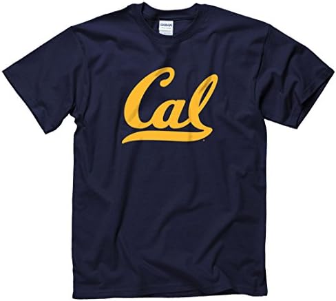 Men's University Of California Berkeley Golden Bears Cal T- Shirt L Navy