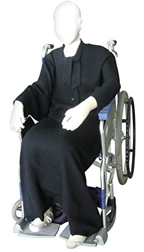 （グランジェル）レディース　礼服　ツーピース　車いす　ブラックフォーマル　女性　ジャケット　スカート　フリーサイズ（7～11号を目安）　オールシーズン