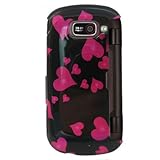 Hard Snap on Plastic With RAINING HEART Design Faceplate Cover Case for LG  ....