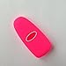 Peach Silicone Fob Skin Cover Fob Remote Keyless Entry Smart Key Case Shell Key Protector Key Jacket For Lincoln Ford Escape Explorer Focus Taurus Flex 5 Buttons