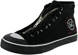 DRAVEN Duane Peters Gutterpunk Mens High Top Vegan Zipper Skateboard Skate Sneakers Shoes