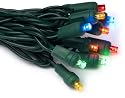 Bethlehem Lighting Indoor/Outdoor 50-Lamp 5-Millimeter Wide-Angle LED Christmas Lighting Set, Multi-Color
