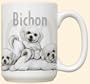 Bichon Frises Puppy Puppies Large 15oz Ceramic Mug
