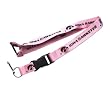 Iowa Hawkeyes Lanyard Keychain Id Ticket Clip - Pink