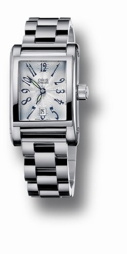 Oris Womens 561 7526 4061MB Rectangular Watch