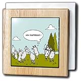 Ugly Goat Gossip - 6 Inch Tile Napkin Holder