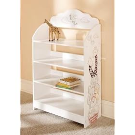 Noah's Ark Bookcase - White