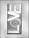 CK Products 7-1/2-Inch Love Candy Bar Chocolate Mold