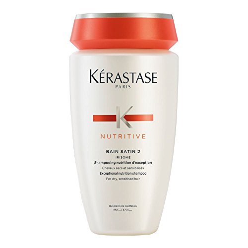 L Oreal Kerastase Nutritive Bain Satin 2 Irisome Exceptional Nutrition Shampoo 250ml/8.5oz by L Oreal Paris
