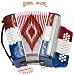 Musical Instruments : DEL SOL BUTTON ACCORDION 3112 USA FLAG