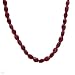 Necklace With 160.00ctw Genuine Rubies Well Made in 14K/925 Gold plated Silver. Total item weight 37.0g Length 19in