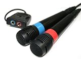 41fHq6qpclL. SL160  Mikrofone mit Adapter für Singstar kompatibel zu PS2/PS3/XBOX360 & Nintendo Wii