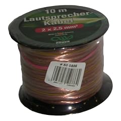 AIV 500886 Lautsprecher Kabel, Mini-Spule 10m