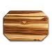 Proteak Teak Cutting Board Octagon 12-by-8-by-3/4-Inch Edge Grain
