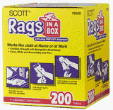 Tools: Kimberly Clark/Scott Paper 75260 Rags In A Box