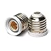 Toplimit E26 to E12 Adapters Base Converts Fixture E26 to Standard Screw-in Bulb Socket E12 Pack of 5 (E27 to E12)