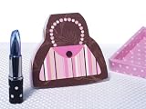 Handbag Shaped Note Pad w Lipstick Shaped Pen (Set of 96) - Baby Shower Gifts & Wedding Favors