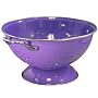 Calypso Basics 3 Quart powder coated  Colander, Purple