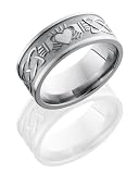 Titanium, Claddah Celtic Knot Wedding Band (sz 4-13)