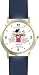 All of THE 7 HABITS #3 - White Youth (English Text) - DELUXE TWO-TONE WATCH from THE 7 HABITS - WATCH COLLECTION BY WATCHBUDDY&reg; - Arabic Numbers - Blue Leather Strap-Size-Large ( Men's Size or Jumbo Women's Size )