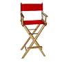 On Deck Wooden Director's Chair - RED