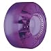 Ricta Wheel Dynamics Supercrystals Clear Skateboard Wheel Set (51mm, Clear Purple)
