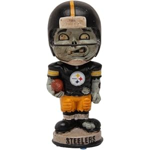 Pittsburgh Steelers Zombie Vintage Bobblehead Figurine